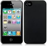 IPHONE 4 / IPHONE 4G METAL BACK COVER CASE - BLACK PART OF THE QUBITS ACCESSORIES RANGE