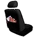 FH GROUP FH-FB030115-COMBO FH GROUP FH Group Light & Breezy Blue/Black Cloth Seat Cover Set Airbag & Split Ready- Fit Most Car, Truck, Suv, or Van