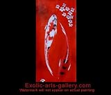 Feng Shui Fish Painting Koi Art Koi Fish Painting 5 540