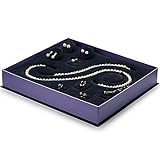 London White 6-8mm Japanese Akoya 14 Karat Gold Pearl Treasure Box
