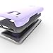 HTC One M9 Case, GENIX CASE [Armure Series] Purple Dual Layer [Shock Absorbent] TPU + [Scratch Resistant] PC Premium Protective Case for HTC One M9 Case - Lavender/ Gray