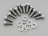 Mr. Gasket 5016 Chrome Rear End Cover Bolt  Pack of 12