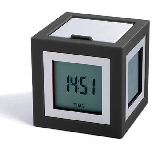 Cubissimo Alarm Clock, Black