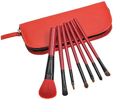 ORVR Professional 7 pcs Makeup Brush Set tools HOT Make-up Toiletry Kit Wool Make Up Brush Set Case