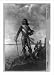 Historic Print (L): [Samuel de Champlain, full-length portrait, standing, facing left, overlooking lake, in