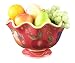 FRUIT BOWL,CENTER PIECE RED TUSCANY ORCHARD DECOR