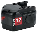 Milwaukee 48-11-1970 12-Volt 2.4 Amp Hour NiCad Slide Style Battery