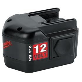 Milwaukee 48-11-1970 12-Volt 2.4 Amp Hour NiCad Slide Style Battery by Milwaukee