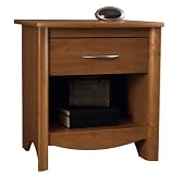 Night Stand With Drawer In Ark Alder Finish By Ameriwood Furniture