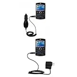 Essential Kit for the Motorola MOTO Q Global - includes Car and Wall Charger with Rapid Charge Technology - Gomadic Brand w/ TipExchange Technology