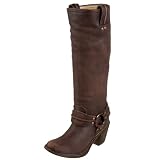 FRYE Womens Carmen Harness Tall Boot