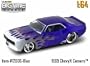 Jada Big Time Muscle Blue 1969 Chevy Camaro with Flames 1:64 Die Cast Car