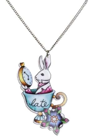 Lapin Fin Des Merveilles Collier De Tatouage De Punky Pins