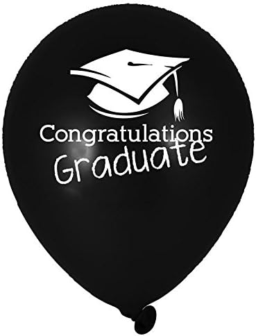 Congratulations Graduate 12" Latex Balloons x 6