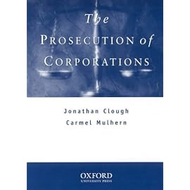 The Prosecution of Corporations