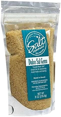 Value Pack 6 Bags 8 oz. Each Hawaiian Island Salt Company Dulce Sal Gema Sweet Rock