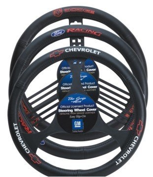 Pilot Automotive Accessory SW-161 Genuine Leather Steering Wheel Cover, Honda Logo