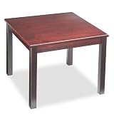 Hon 5192NN Corner Table, Veneer Top, 24 in.x24 in.x20 in., Mahogany