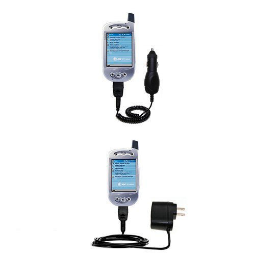 Essential Kit for the T-Mobile PPC Edition - includes Car and Wall Charger with Rapid Charge Technology - Gomadic Brand w/ TipExchange Technology