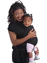 Moby Wrap Original 100% Cotton Solid Baby Carrier, Black