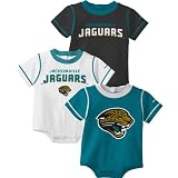 Reebok Jacksonville Jaguars Newborn 3 Pc. Creeper Set 3-6 Months
