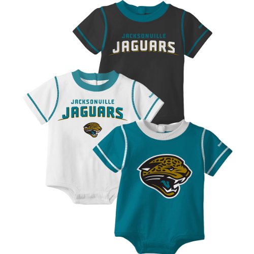 Reebok Jacksonville Jaguars Newborn 3 Pc. Creeper Set 3-6 Months