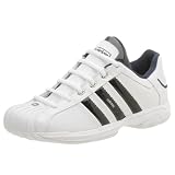 adidas Little Kid/Big Kid Superstar 2G Ultra Basketball Shoe,White/Dark Indigo/Silver,6 M US Big Kid