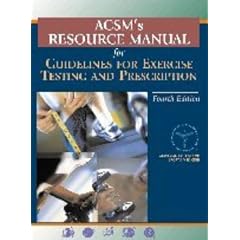 ACSM's Resource Manual for Guidelines for Exercise Testing and Prescription (Books)