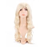 HDE (TM) Long Wavy Blonde Hairstyle Wig