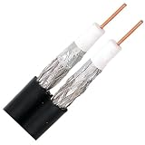 Axis 82220 RG6 Dual Coaxial Cable (Black)