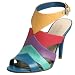Nine West Women's Jenicca Sandal,Dk Yellow Multi,8 M US