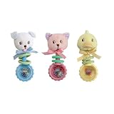Amy Coe Plush Baby Rattle Set