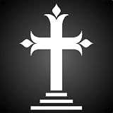 Christian Decals : Holy Spirit Cross Vinyl Graphic Sticker