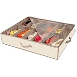 Pro-Mart DAZZ Underbed Shoe Storage with Cedar, Canvas