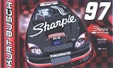 Kurt Busch Driver Nascar Flag