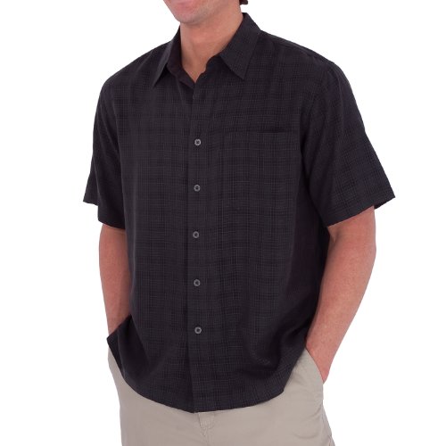 Royal Robbins San Juan Short Sleeve Shirt,OBSIDIAN,X-Large