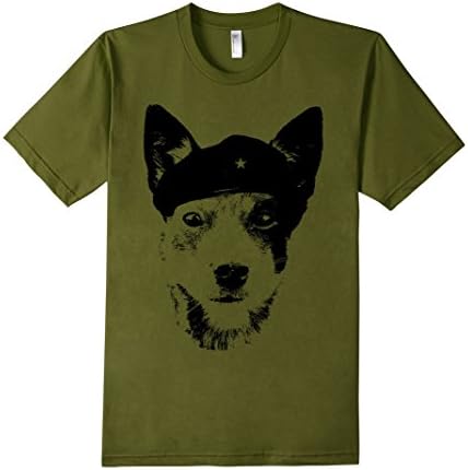 Men's Lua the Pup - Che Guevara T-Shirt 2XL Olive