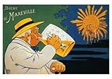 Maxeville Beer HIGH QUALITY CANVAS Print With Light Added BRUSHSTROKES Unknown 28x20