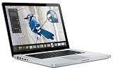 Apple MacBook Pro MC026D/A 39,1 cm (15,4 Zoll) WXGA+ Notebook (Intel Core 2 Duo T9550 2,6GHz, 4GB RAM, 320GB HDD, Nvidia GeForce 9400M, DVD+- DL RW, Mac OS X)