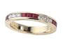 1.20 cttw Karina B(tm) Genuine Ruby Band LIFETIME WARRANTY