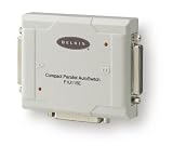 Belkin Compact Parallel Auto Switch, 2 PC's to 1 Parallel Printer with Cables