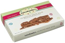 LaLaBoodle's Almond Brickle, 6-Ounce Boxes (Pack of 4)
