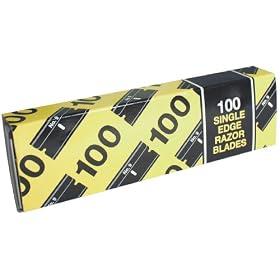 Single Edge #9 Razor Blades (100 Pack)