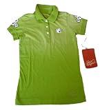 True Religion - True Religion Women Green Limeade Cotton Polo Shirt Size M * 08 Newest Sports Collection *