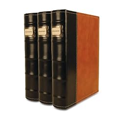 Bellagio Italia Brown Cd/dvd/blu-ray Storage Binder (3 Pack)