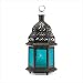 Kitchen & Housewares : Blue Glass Moroccan Style Lantern