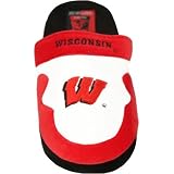 Wisconsin Badgers Comfy Feet Scuff Slippers
