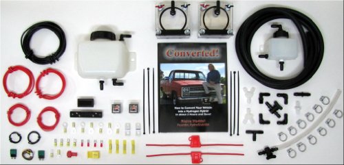 DUAL HHO DRY CELL KIT 1 QUART RESERVOIR SAVE FUEL MORE MPG