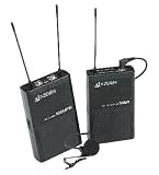 Compact On-Camera UHF Wireless Lavaliere Microphone System