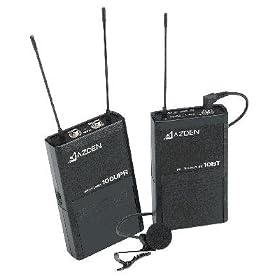 100-LT Compact On-Camera UHF Wireless Lapel Mic System